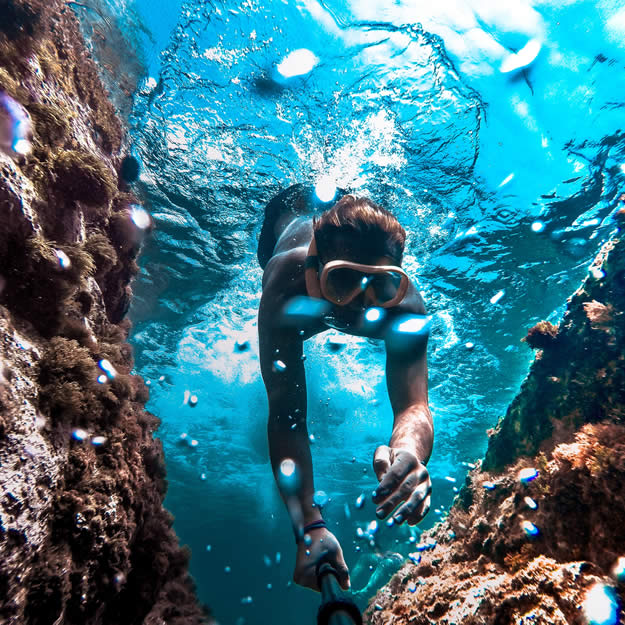 diving
